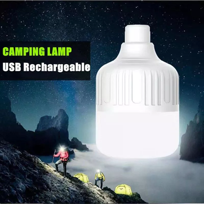 Lâmpada LED Exterior Portátil 80W USB Lanternas Recarregáveis Com Gancho